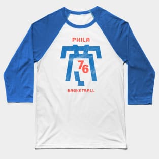 Cool Modern Philadelphia, PA Basketball fan Gift Baseball T-Shirt